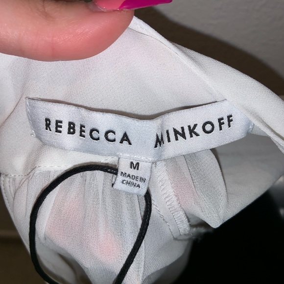 Rebecca Minkoff Zariah top in white –– NWT - Picture 12 of 17